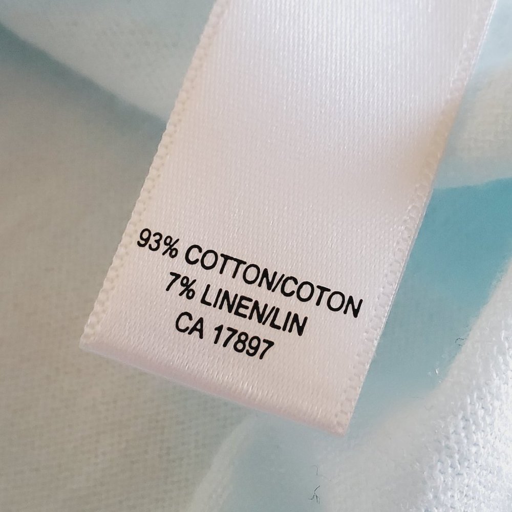 BANANA REPUBLIC Cotton/Linen Light Blue Cardigan - Picture 9 of 9